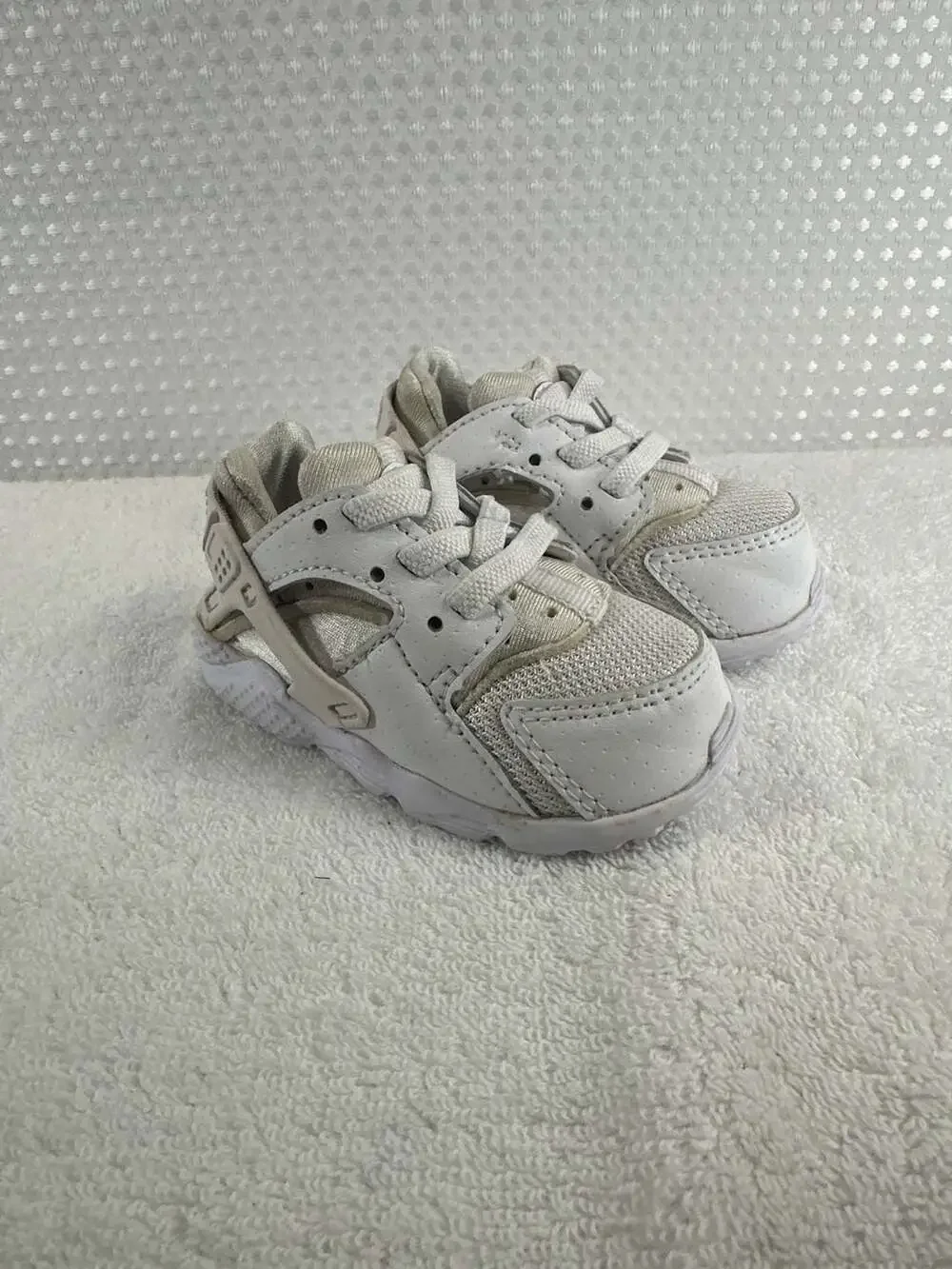 Nike Air Huarache Run (TD) Toddler White Sneakers